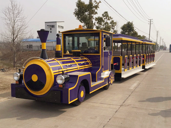 Electric train for amusement park