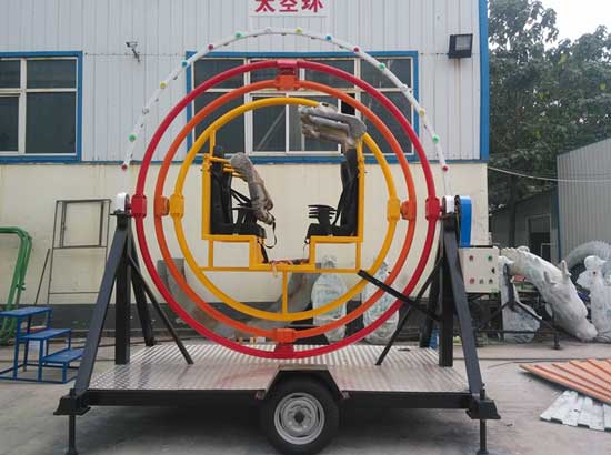 Mobile human gyroscope rides for sale
