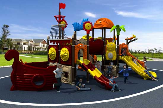 Pirate Ship Commercial Playground Equipment for Sale
