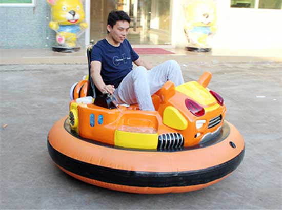 Inflatable bumper cars for funfair