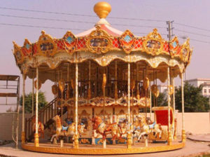 36 horses double layer carousel rides for sale