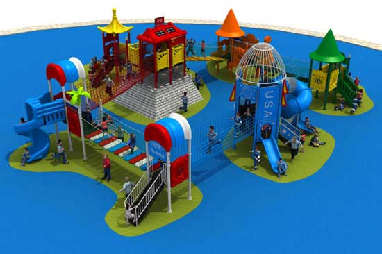 Commercial playground equipment for kids