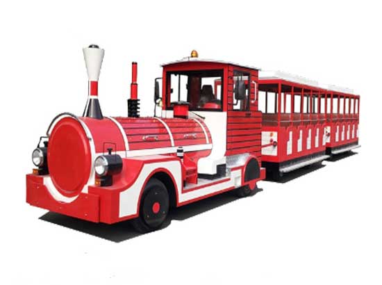 Red tourist road train for sale