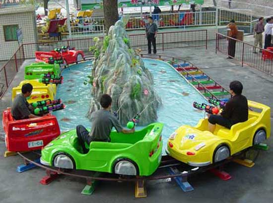 kiddie carnival coaster with 6 cars