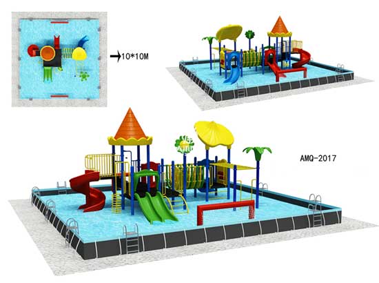 Plastic Slide Theme Park Water Rides for Sale