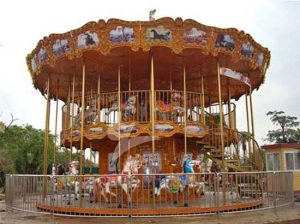 48 Seat Double Deck Carousel Rides for Sale