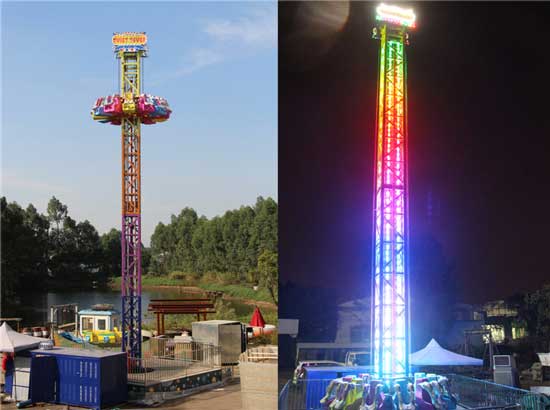 Rotary Drop Tower Ride for Sale
