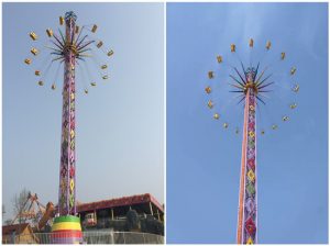 52 Meters High Swing Tower Ride for Sale