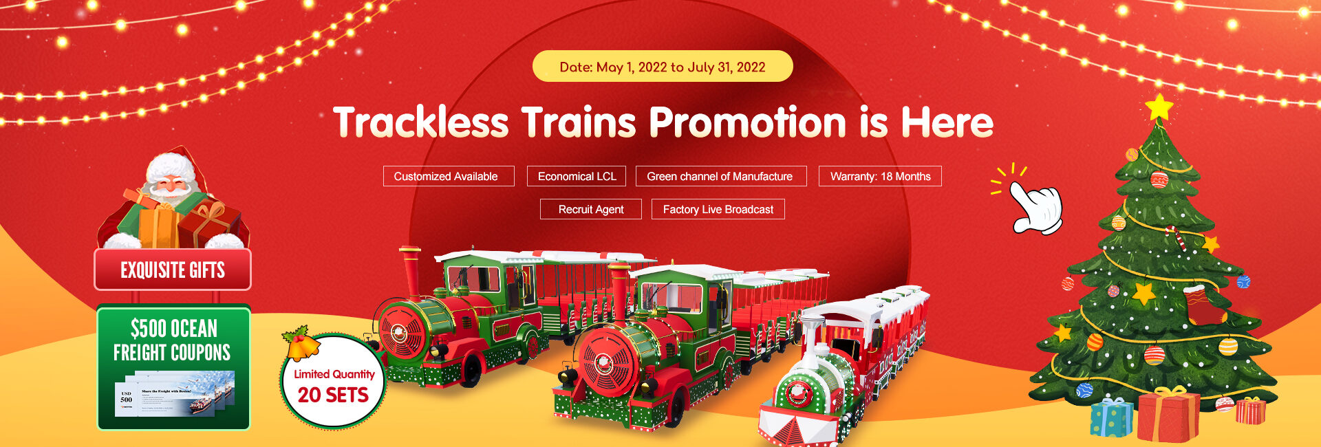 Beston Trackless Train Promotion