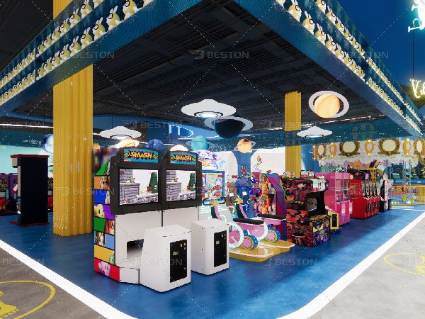 Electric Games Area Design for Turkey Indoor Playground