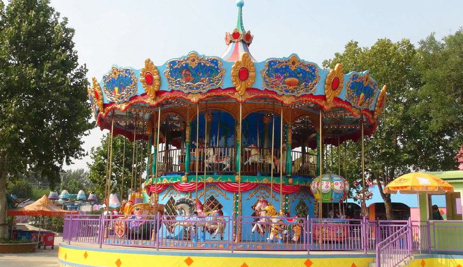 The ocean themed double-decker carousel ride to the Philippines