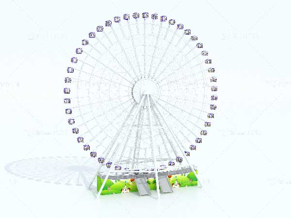 104 meters big ferris wheel ride for sale 