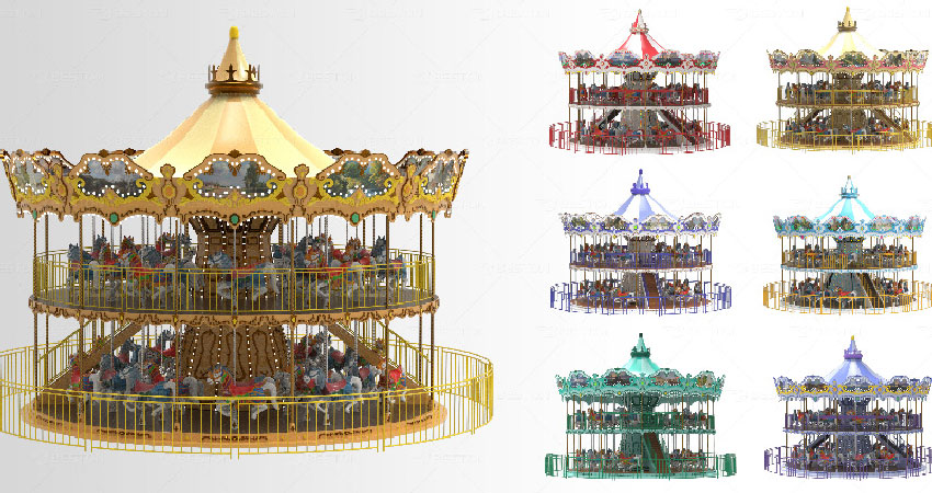 How to choose a double-decker carousel ride