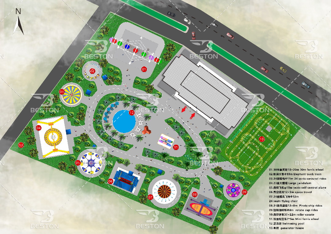 Dream World Amusement Park Project Design