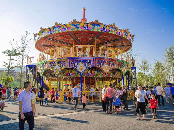 68 Seats Indoor Carousel Ride for Sale
