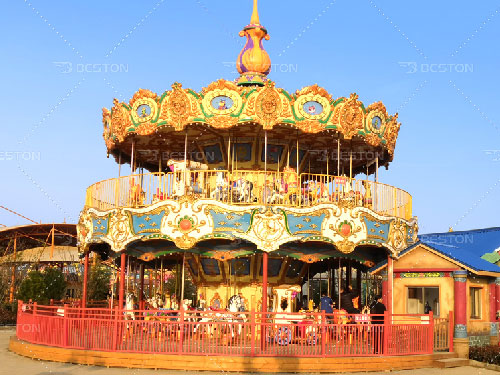 Double layer carousel ride for the Philippines