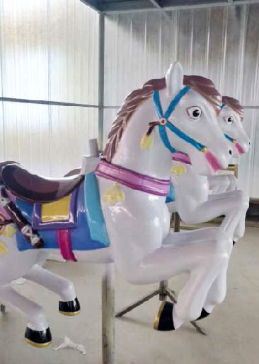 Fiberglass Horses for carousels