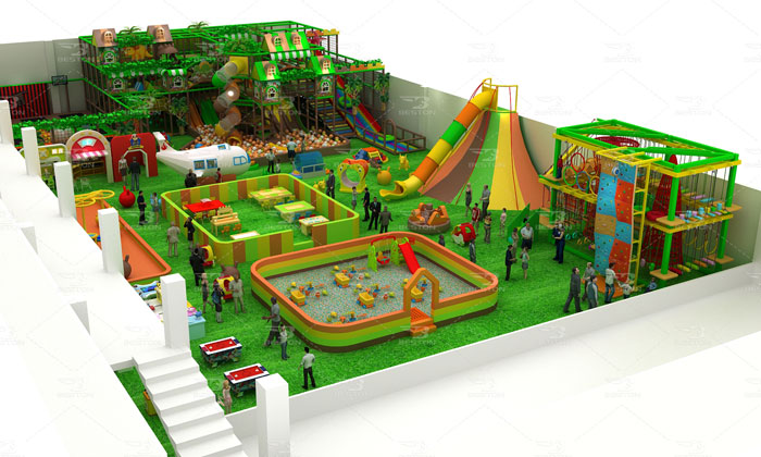 Forest theme indoor playground equipment for the Philippines