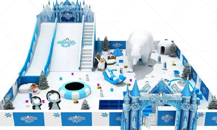 Ice theme indoor playground for the Philippines