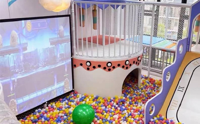 Interactive games for indoor playground