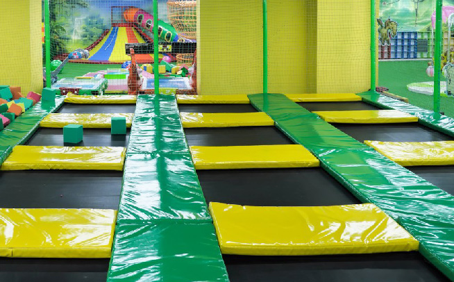 Trampoline Area for Indoor Playground
