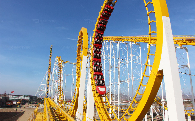 6 ring roller coaster rides for sale