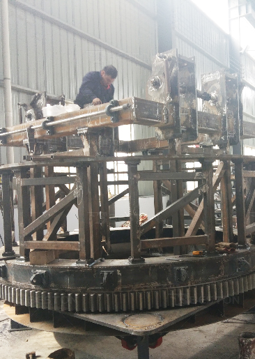 Manufacturing process of swing tower amusement ride